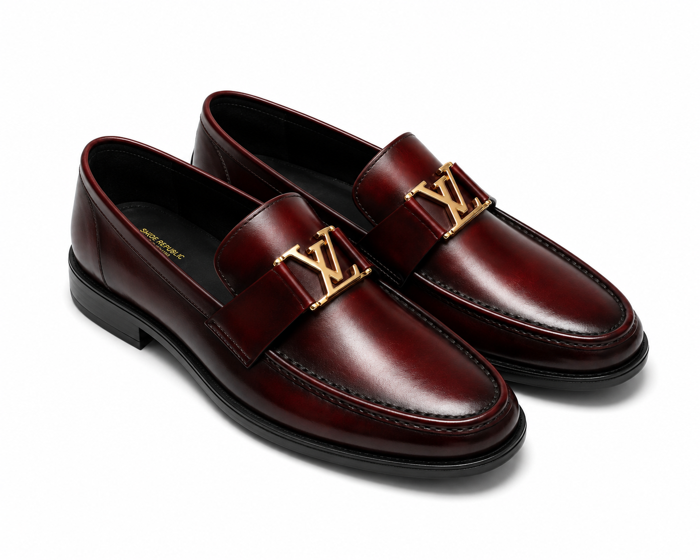 LV BURGANDI SHOES