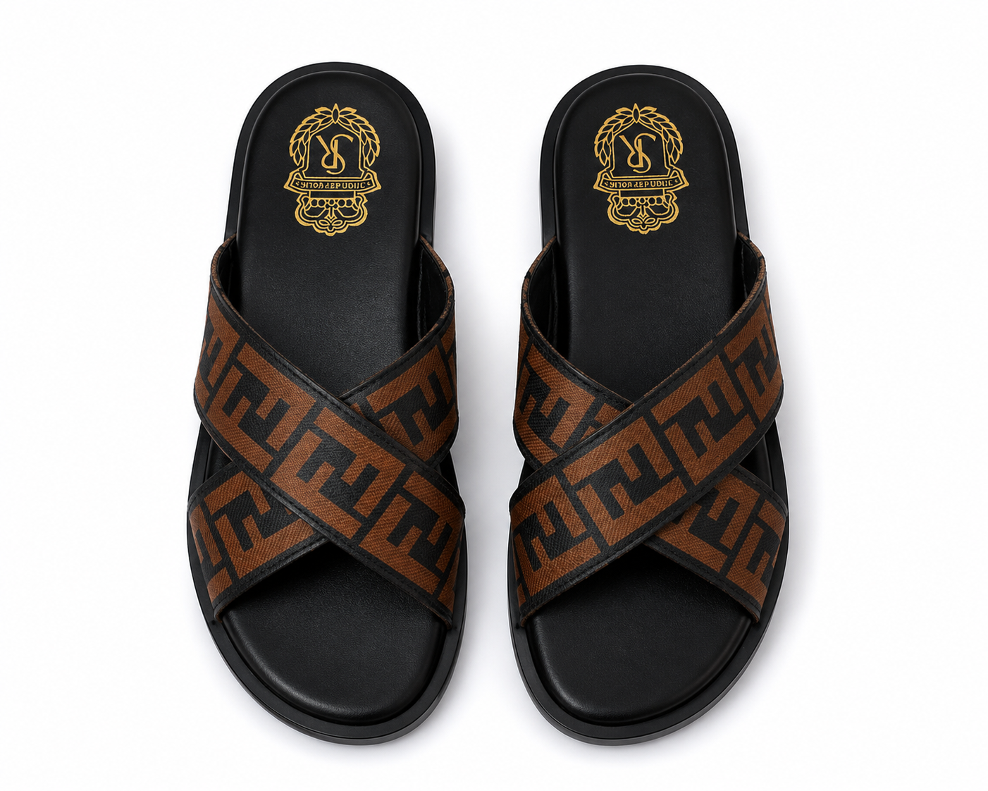 FENDI CROSS SLIPPER