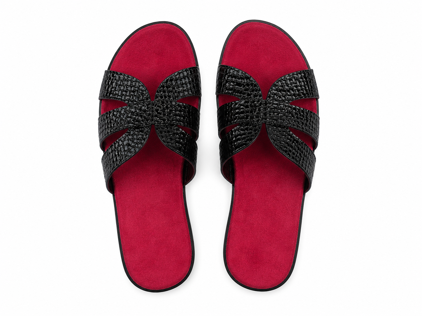 RED CHEERY SLIPPER