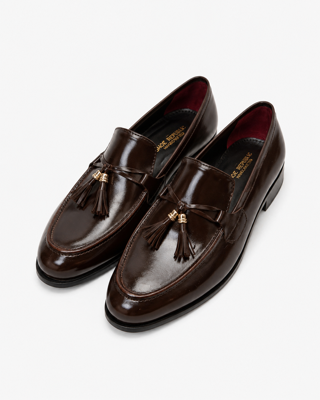 G TUSSELS BROWN LOAFER