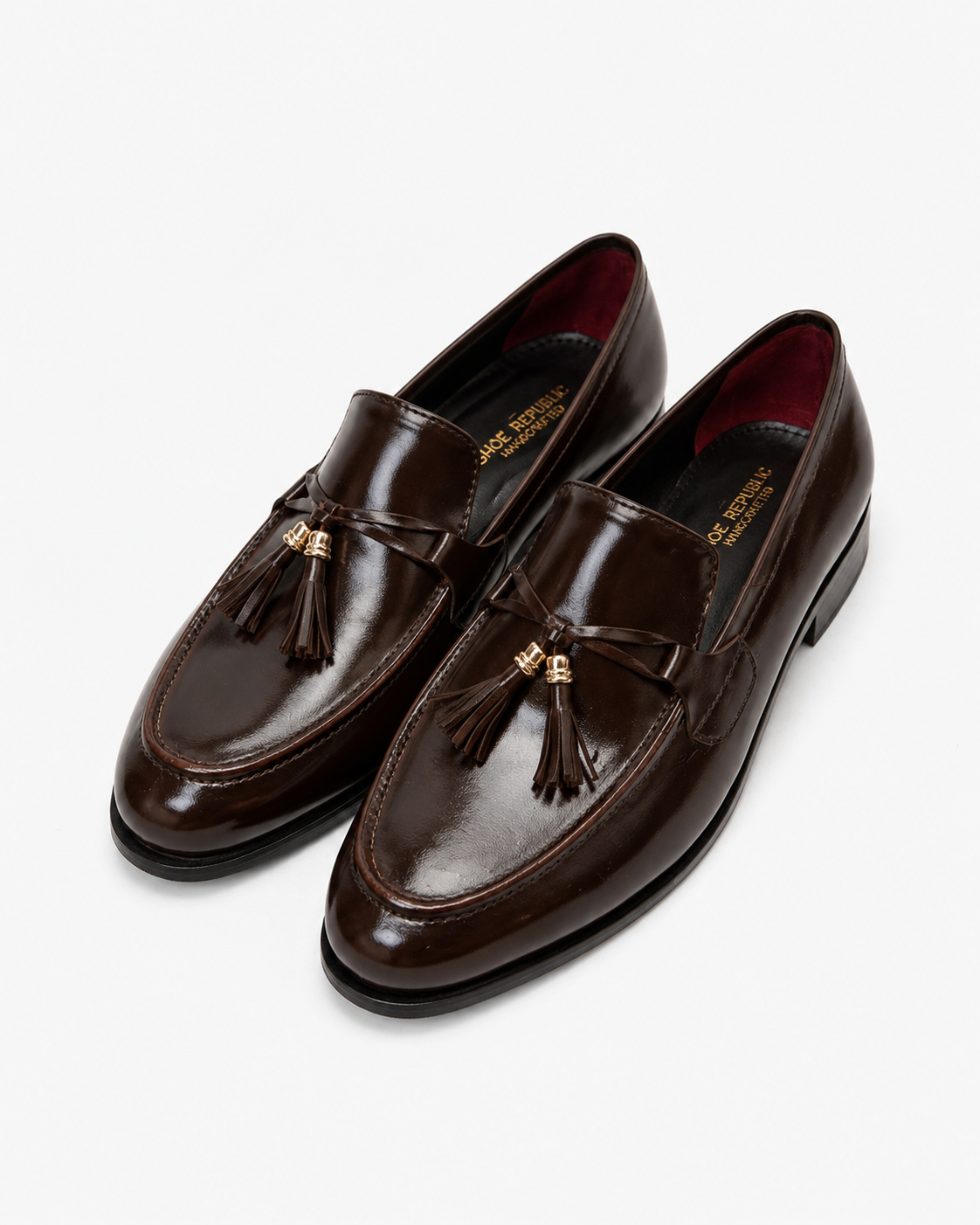 G TUSSELS BROWN LOAFER