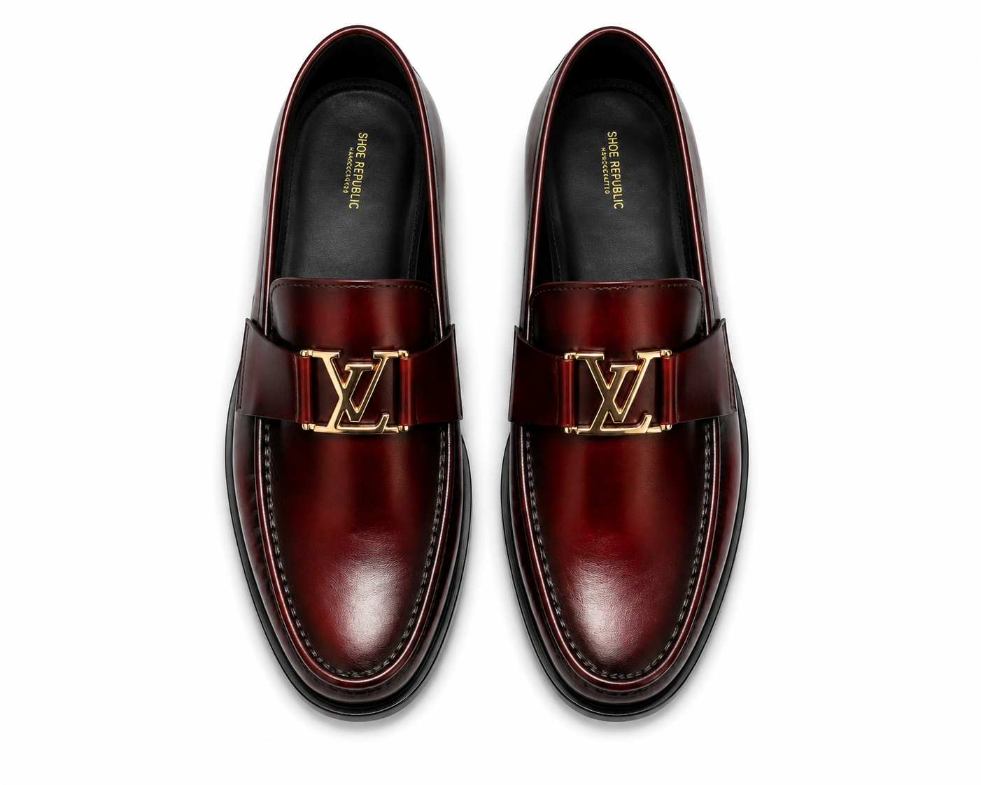 LV BURGANDI SHOES