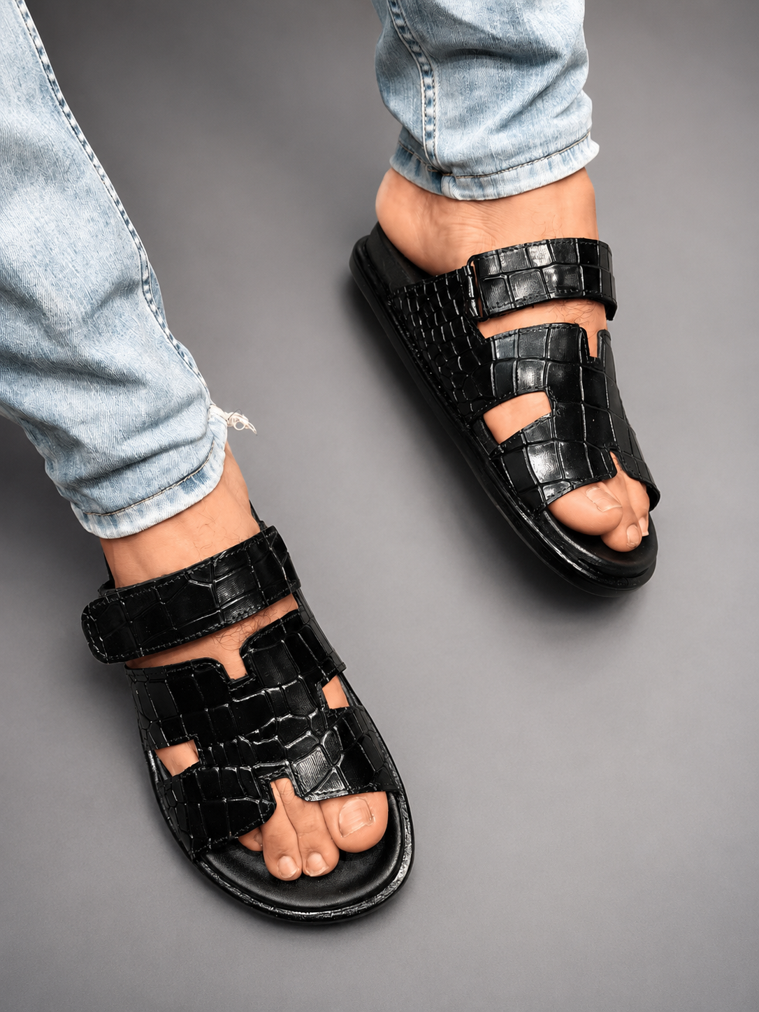 HERMES C CROCK SLIPPER