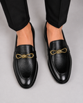 BLACK MILT M TIE LOAFER
